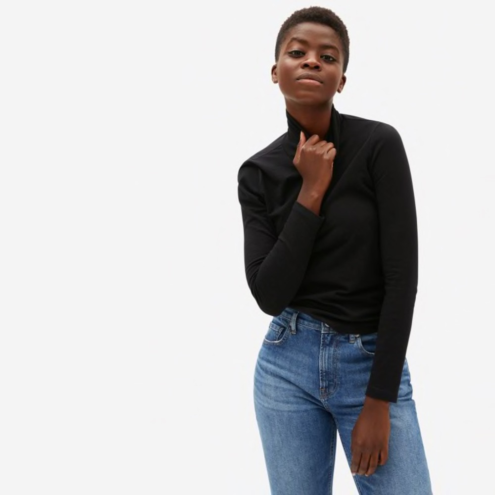 EVERLANE • The Organic Cotton Turtleneck